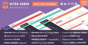 Ultra WordPress Admin Theme