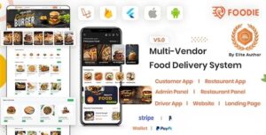 Foodie v5.2.1 - UberEats Clone - Food Delivery App - Multiple Restaurant Food Delivery Flutter App