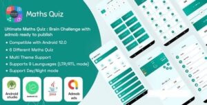 Ultimate Maths Quiz v1.7 - Brain Challenge with admob ready to publish