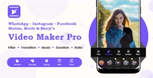 Reels Video Maker Pro v1.0.2-Instagram, FB, YouTube, WhatsApp Status - Story - Post Reels Video Maker Pro v1.0.2