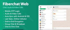 Fiberchat Web v1.0.6 - Chat & Calling Web App - Flutter Web App