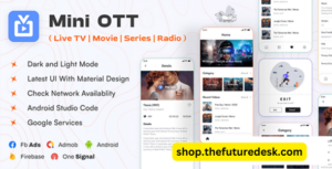 Mini OTT v2.0 - Live TV, Streaming, Movie, Radio